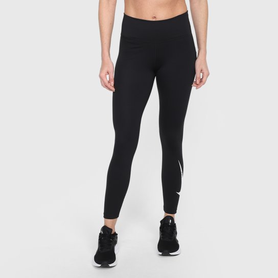 Calça Legging Nike One Dri-Fit GRX 7/8 Feminina - Preto+Branco Menor preço em Calça Legging Nike One Dri-Fit GRX 7/8 Feminina - Preto+Branco