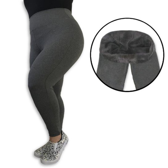 Calça Legging Plus Size Heide Ribeiro Flanelada Térmica - Cinza Claro é ruim? Calça Legging Plus Size Heide Ribeiro Flanelada Térmica - Cinza Claro é boa?