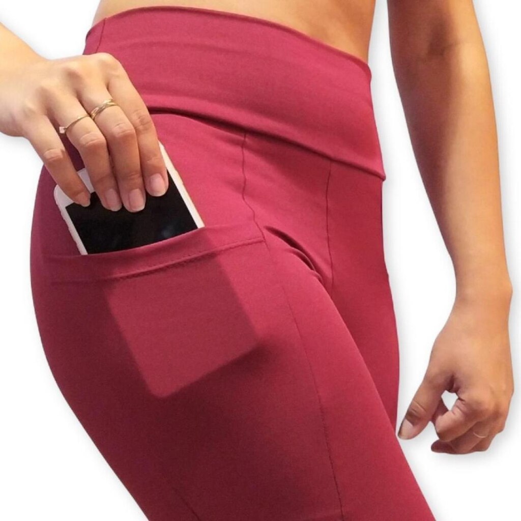 Calça Legging Plus Size Heide Ribeiro Super Silver Bolso