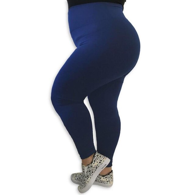 Calça Legging Plus Size Heide Ribeiro Super Silver