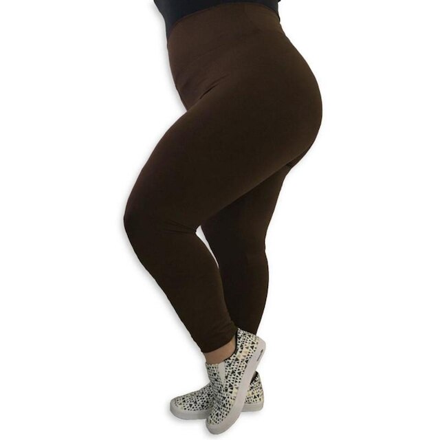 Calça Legging Plus Size Heide Ribeiro Super Silver