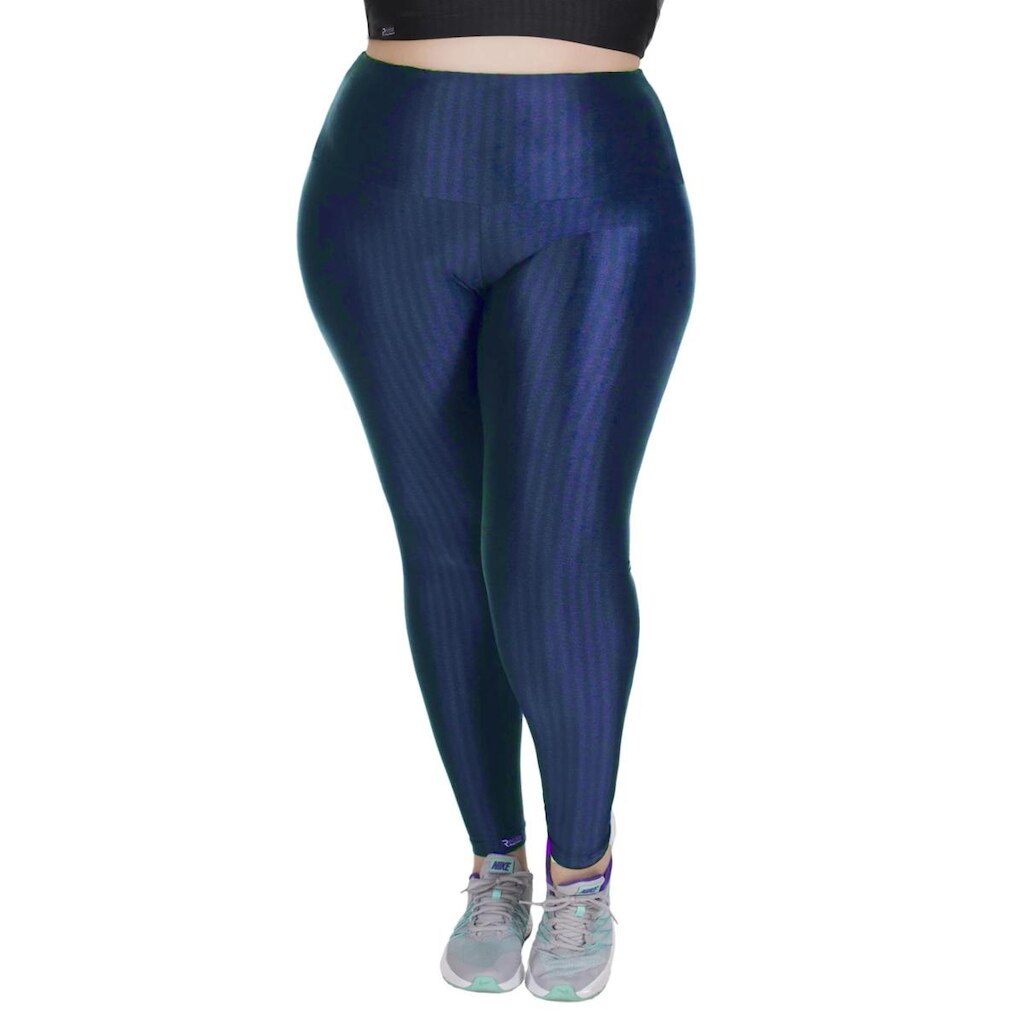 Calça Legging Poliamida 3D Plus Size