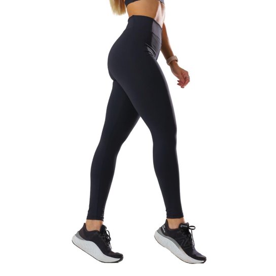 Poliamida Legging Preta Alta CompressÃ£o Legging Poliamida Fitness
