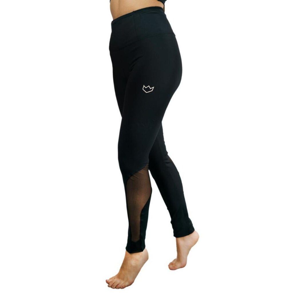 Calça Legging Premium Atlhetic Power Com Proteção Uv Preta