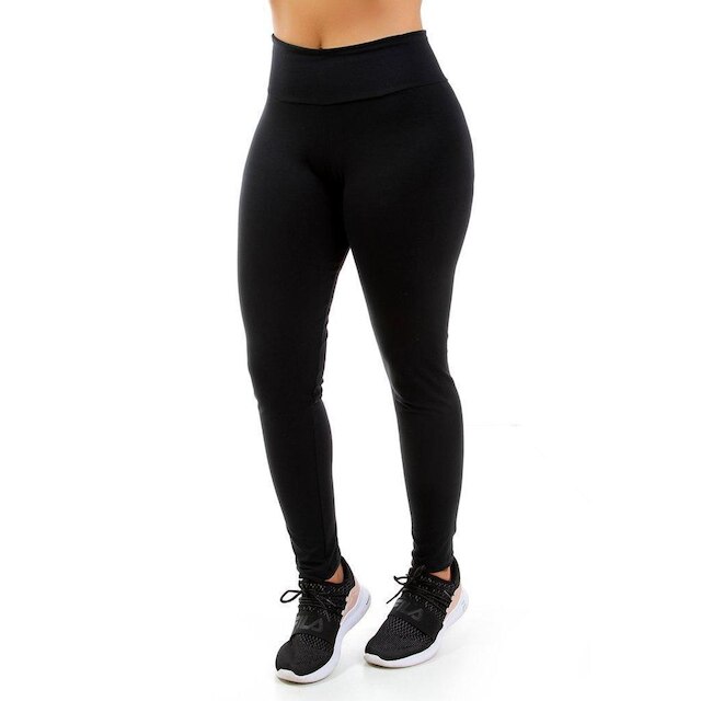 Calça Legging Preta 0% Sem Transparência