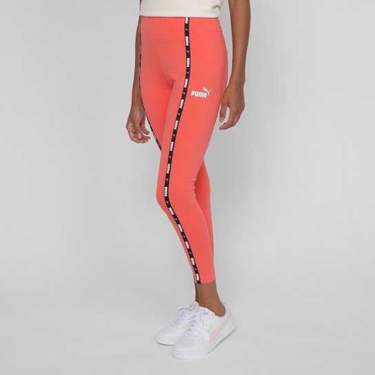 Calça Legging Puma Power High-Waist 7/8 Feminina - Salmão Menor preço em Calça Legging Puma Power High-Waist 7/8 Feminina - Salmão