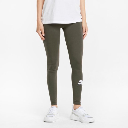 Calça Legging Puma Power Logo Feminina - Verde é ruim? Calça Legging Puma Power Logo Feminina - Verde é boa?
