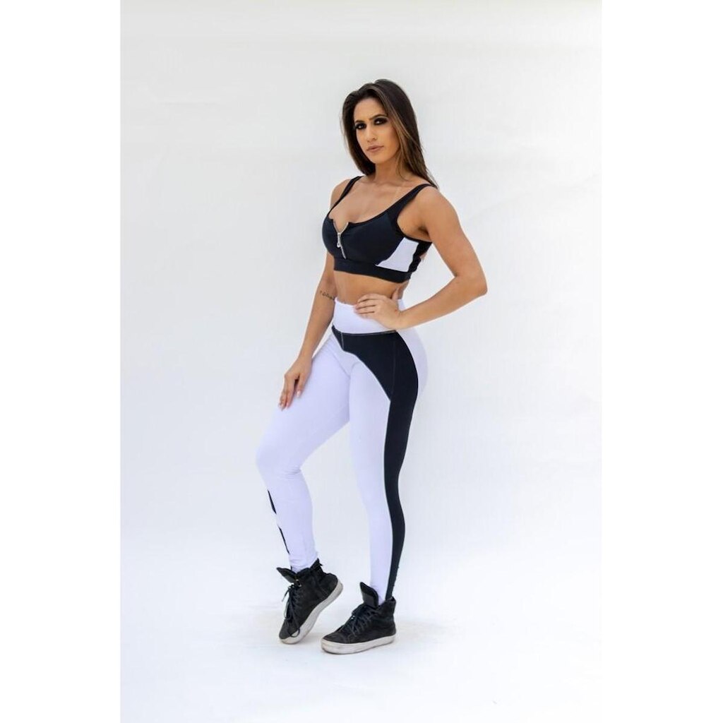 Calça Legging Secret - Branco - Branco - G