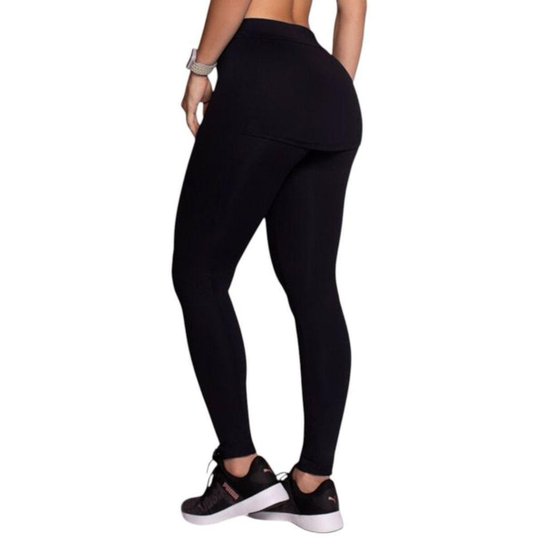 Calça Legging Selene Com Bolso Feminina - Preto GG