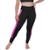 Calça Legging Selene Com Recorte Feminina - Preto+Pink