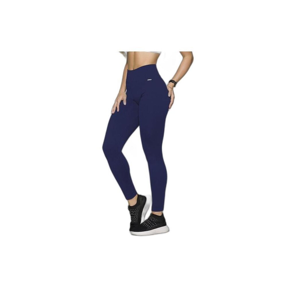 Calça Legging Selene Sem Costura 20985 Azul Marinho