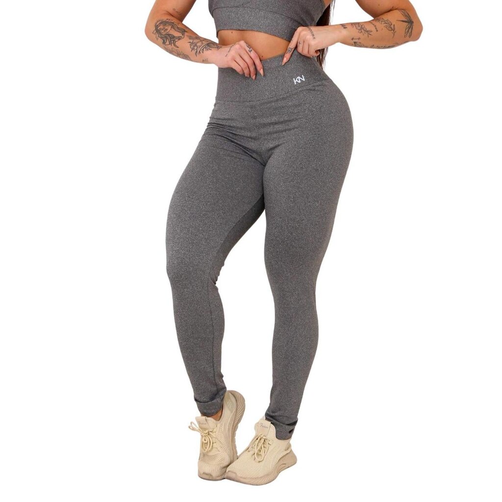 Calça Legging Skinny Cintura Alta para Treino e Academia
