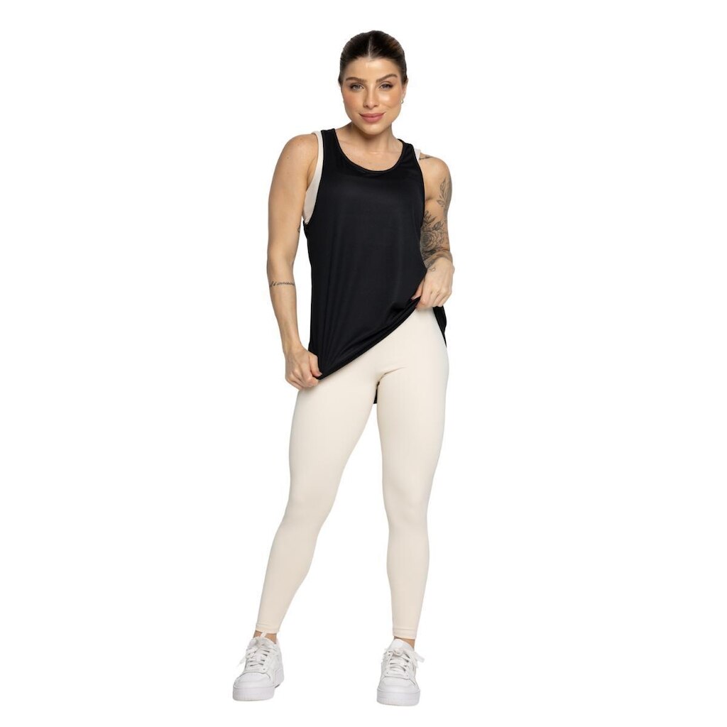 Calça Legging Smart + Regata Dry Serra e Mar Roupa Para Academia