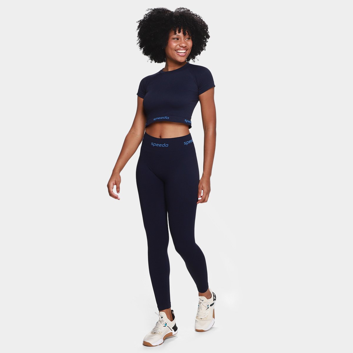 Calça Legging Speedo Cintura Alta Feminina - 3
