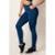 Calça Legging Suplex Básico Cintura Alta Academia Ou Dia A Dia Feminina - Marinho