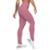 Calça legging suplex preta academia caminhada - Rosa