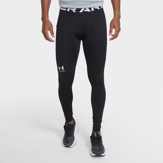 Menor preço em Calça Legging Under Armour CG Masculina - Preto+Branco