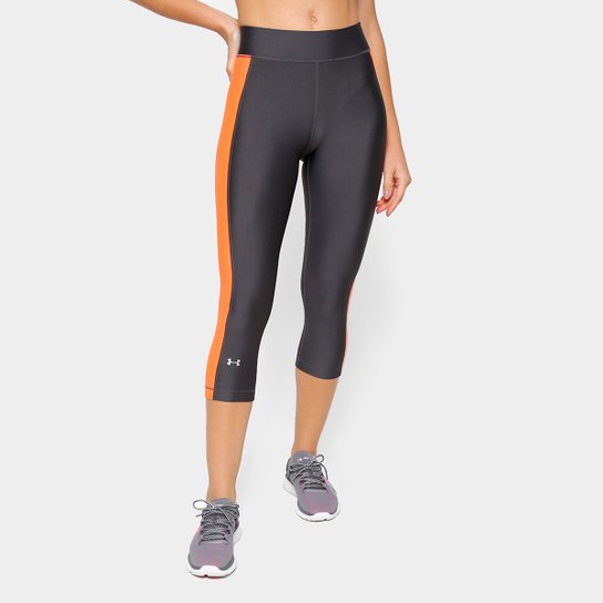Calça Legging Under Armour HeatGear Capri Feminina - Cinza+Prata é ruim? Calça Legging Under Armour HeatGear Capri Feminina - Cinza+Prata é boa?