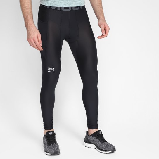 Calça Legging Under Armour HG Masculina - Preto+Branco é ruim? Calça Legging Under Armour HG Masculina - Preto+Branco é boa?
