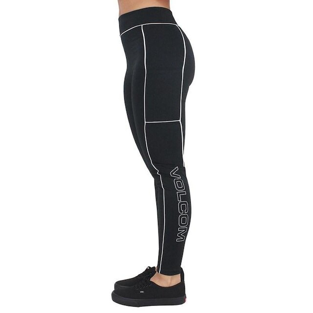 Calça Legging Volcom Lines Preta