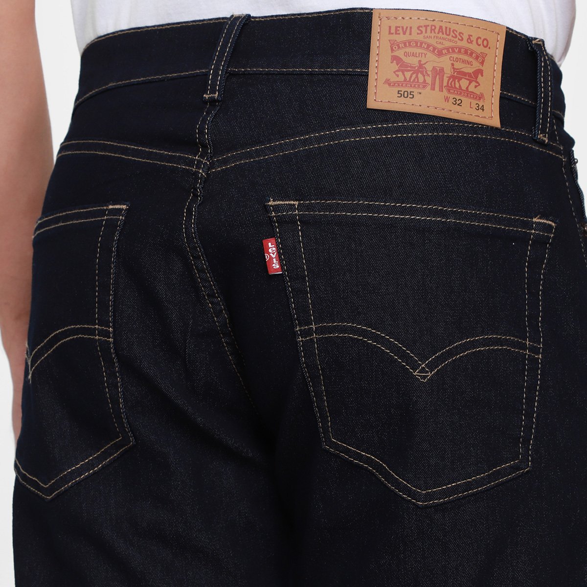 Calça Levi's 505 Casual Regular Masculina - 3