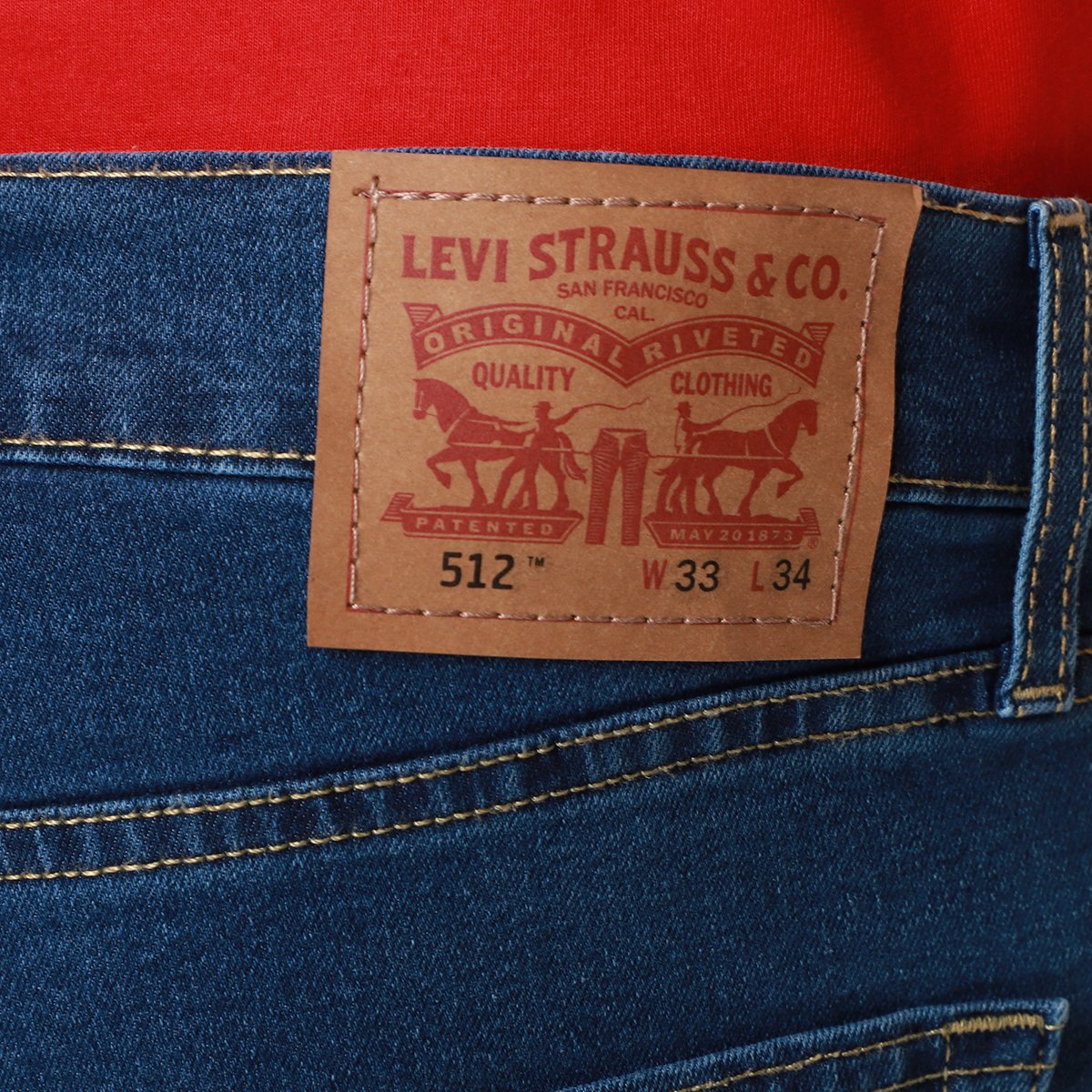 Calça Levi's 512 Slim Taper Masculina - 2