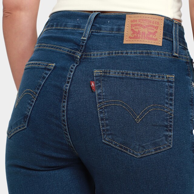 Calça Levis 724 High Rise Straight Feminina