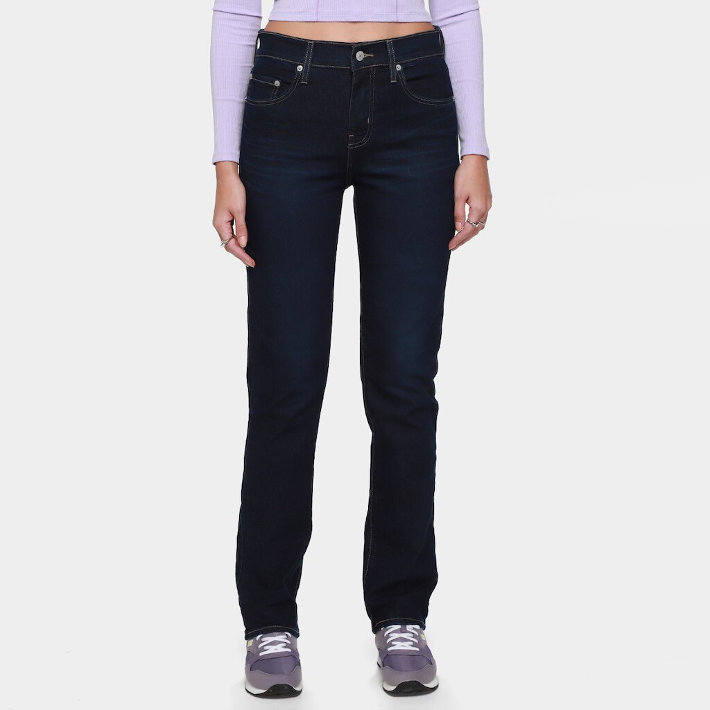 Calça Levis 724 High Rise Straight Feminina