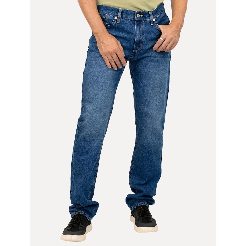 Calça Levis Jeans Masculina 505 Regular Custom Denim Azul