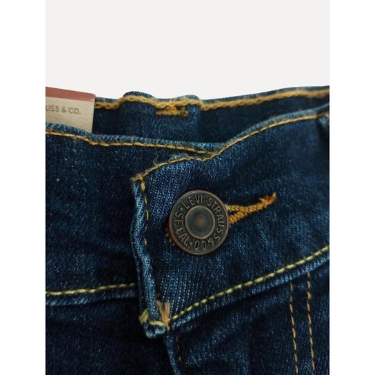 Calça Levis Jeans Masculina 505 Regular Dark Blue Escura