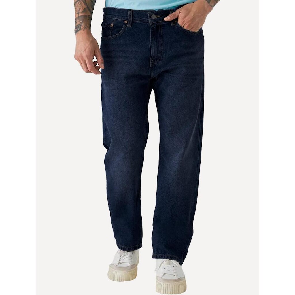 Calça Levis Jeans Masculina 505 Regular Escura