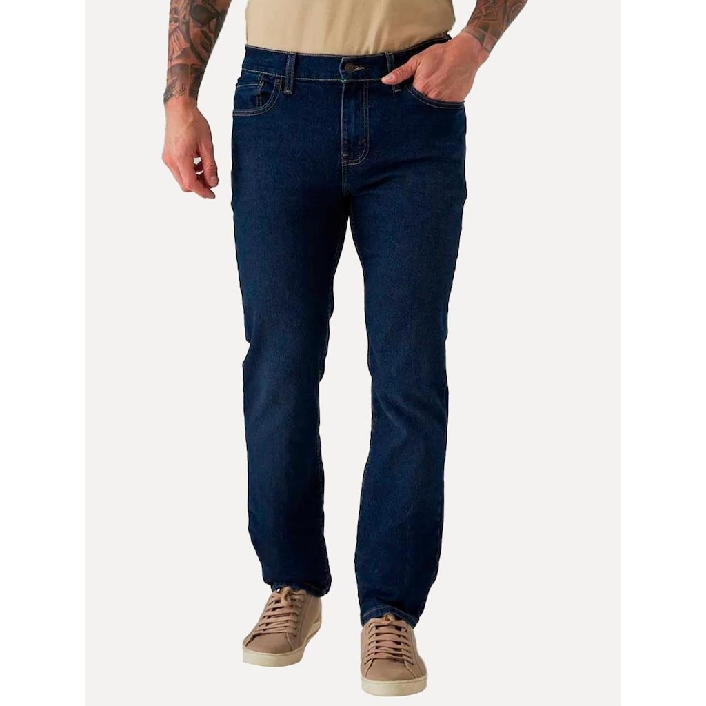 Calça Levis Jeans Masculina 511 Slim Intermedium Stretch Azul