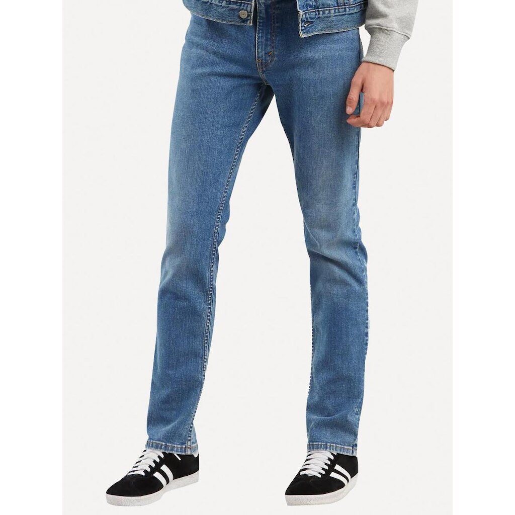 Calça Levis Jeans Masculina 511 Slim Stretch Washed Azul