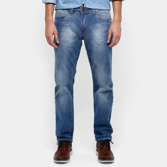 Calça Local Slim Fit Stone Elastano - Jeans
