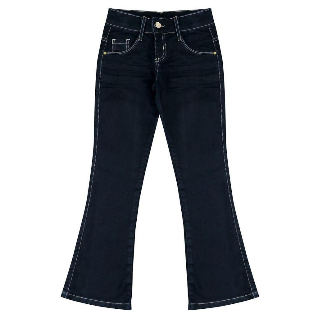 Calça Look Jeans Flare Jeans - 10 - UNICA