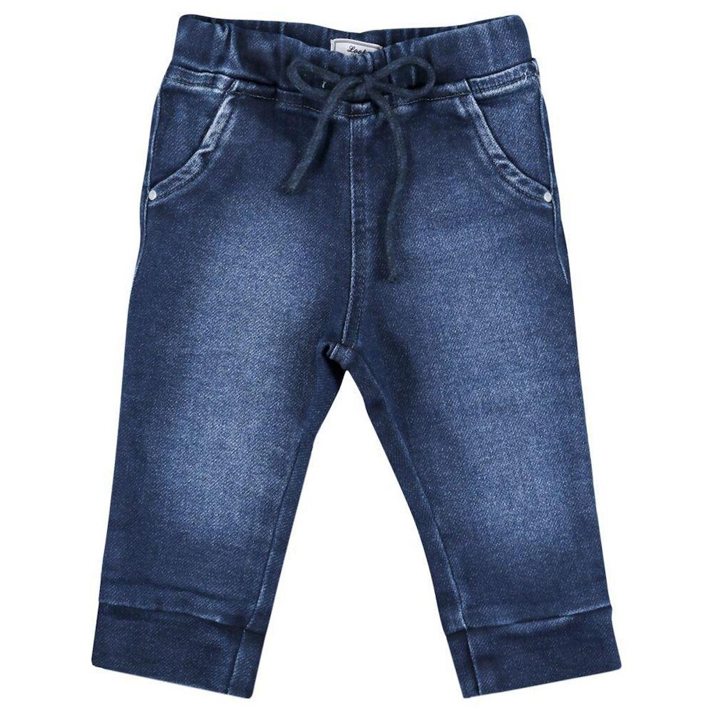 Calça Look Jeans Jogger Moletom Jeans - G - UNICA