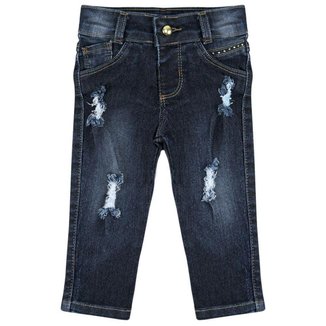 Jeans Preta Calca Infantil Rasgada Calca Jeans Infantil Em