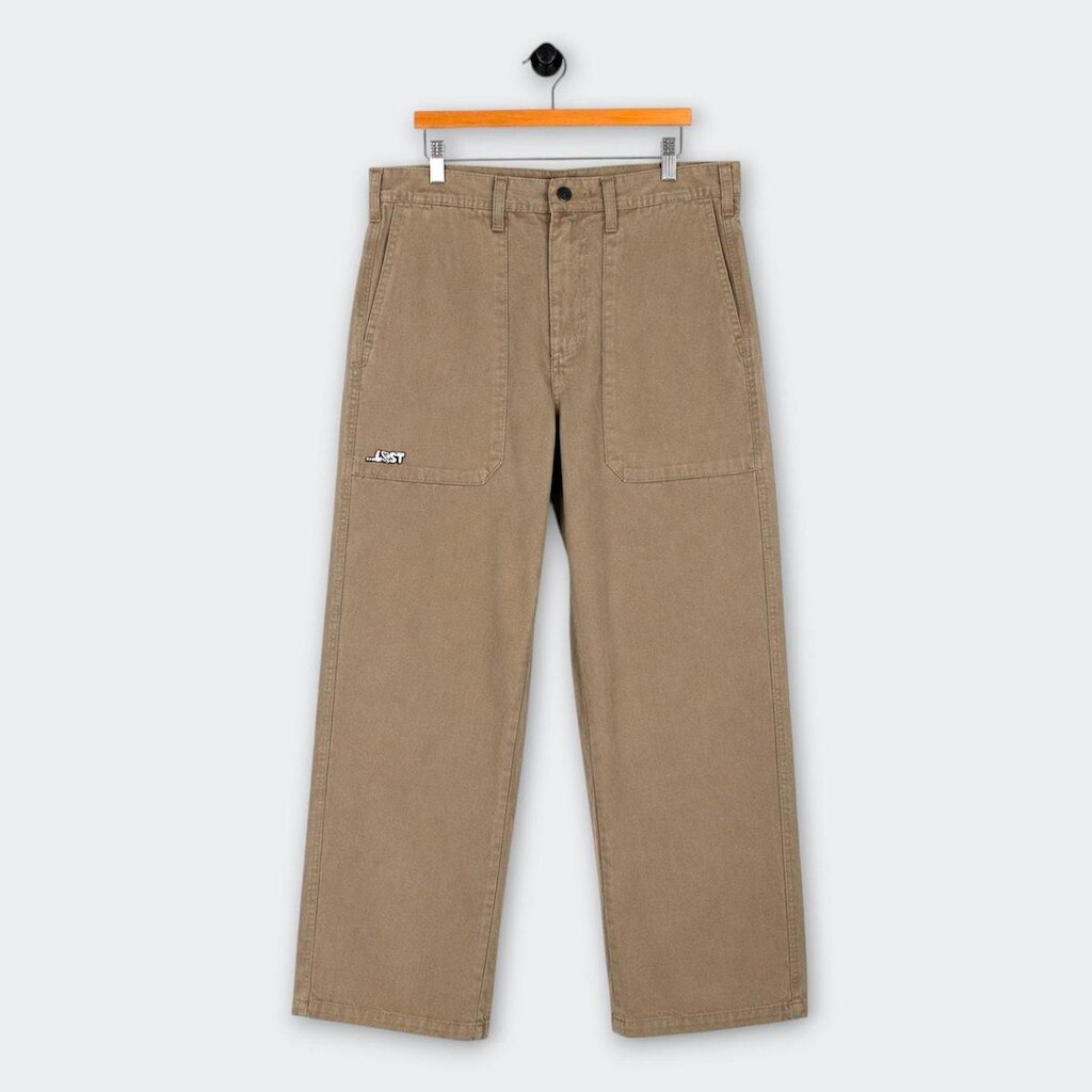 Calca Lost Sarja Skateboard Fit Bege