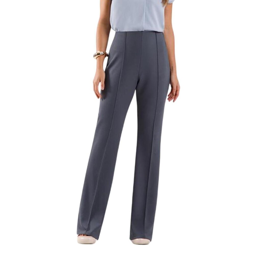 Calça Lunender Malha Diagonal Azul Tam. G