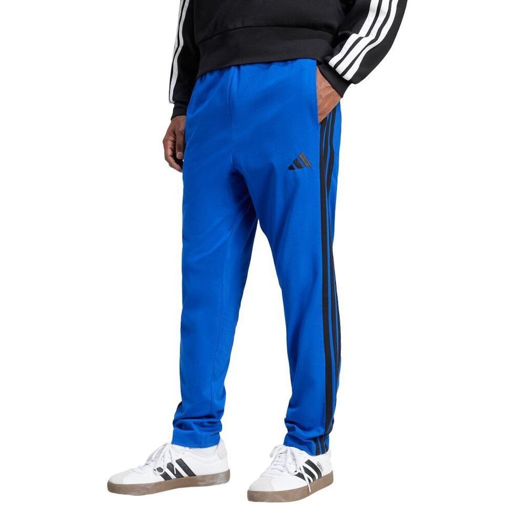 Calça Malha Simples Essentials Três Listras Masculina