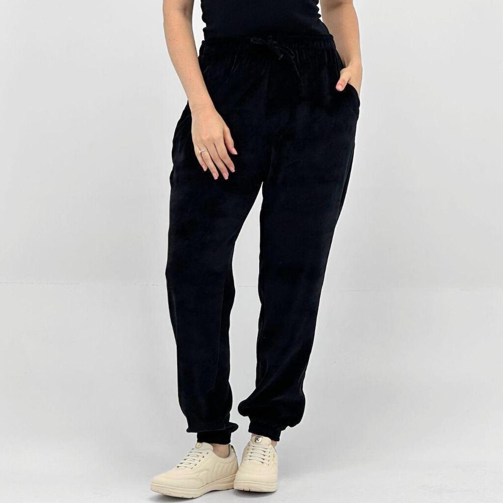 Calça Malwee Jogging em Plush Feminina