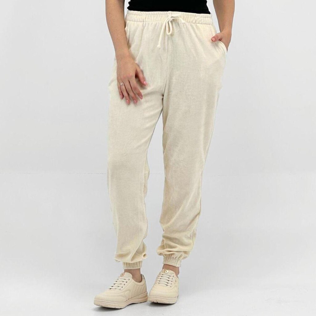 Calça Malwee Jogging em Tecido Plush