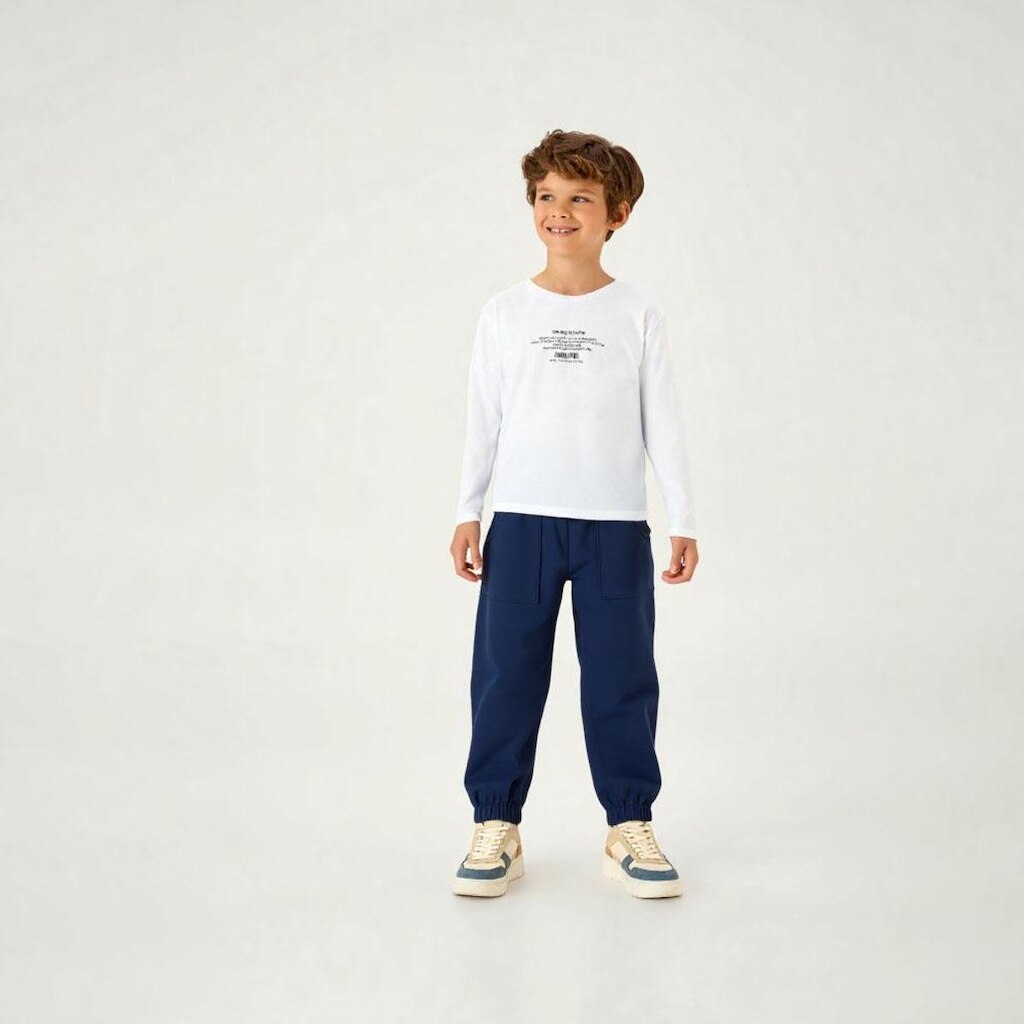 Calça Marinho Infantil Pulla Bulla Menino - 55369-1200