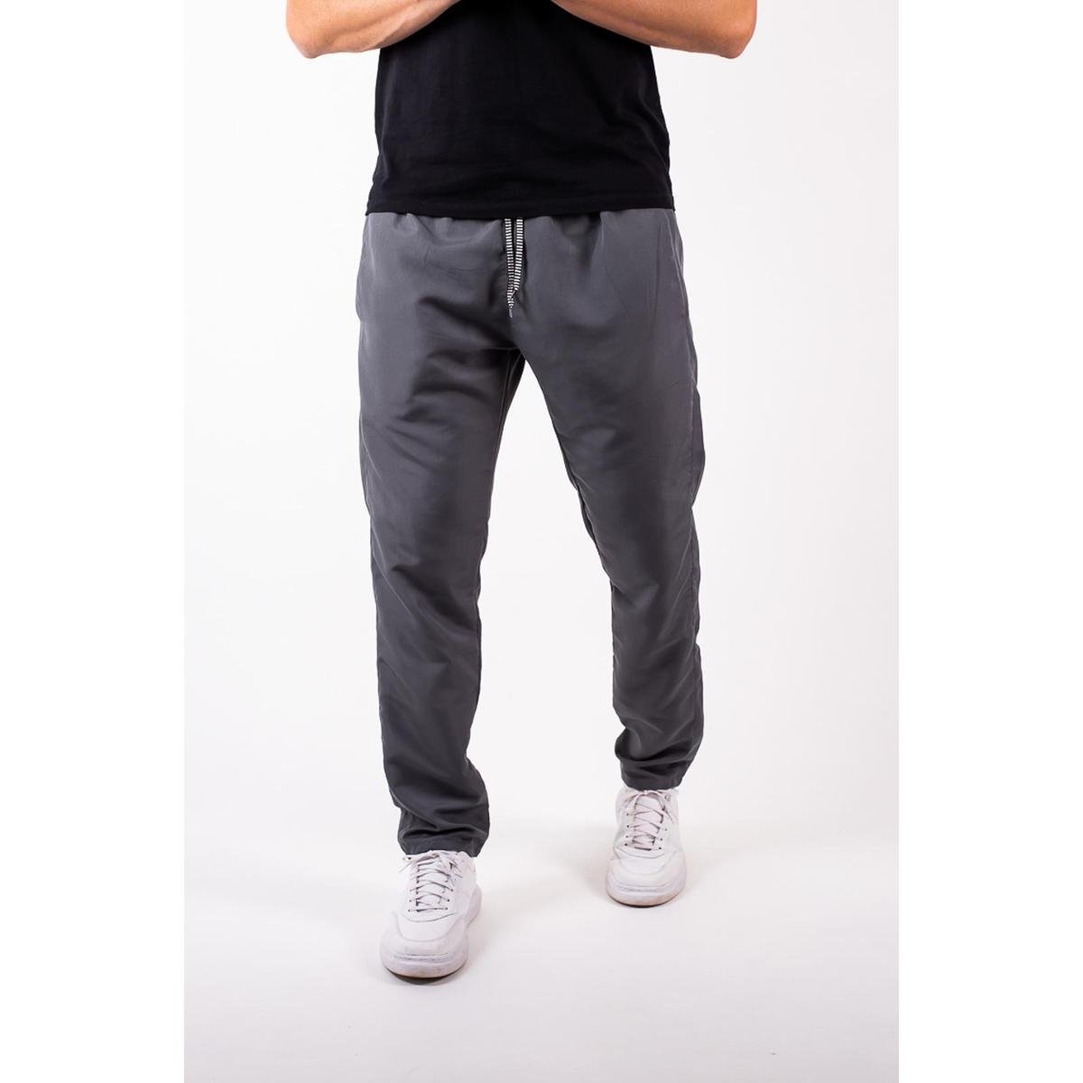 Calça Masculina Academia Treino Tactel com Bolsos Laterais - Preto - G Menor preço em Calça Masculina Academia Treino Tactel com Bolsos Laterais - Preto - G