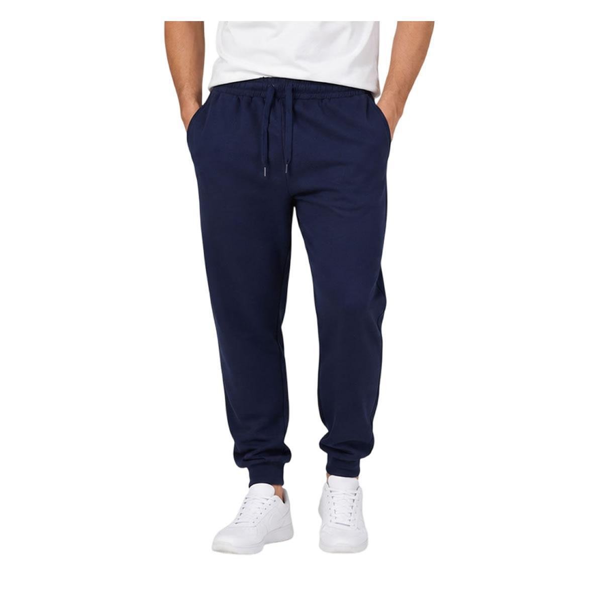 Calça Masculina Broken Rules Moletom Azul Marinho - 1601