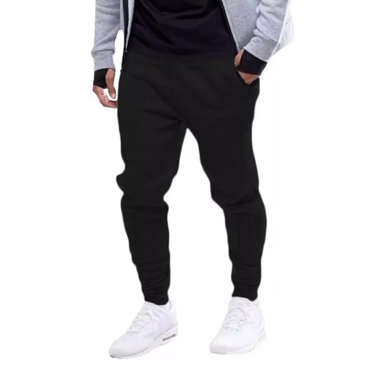 Calça Masculina de Moletom Jogger - Preto é ruim? Calça Masculina de Moletom Jogger - Preto é boa?