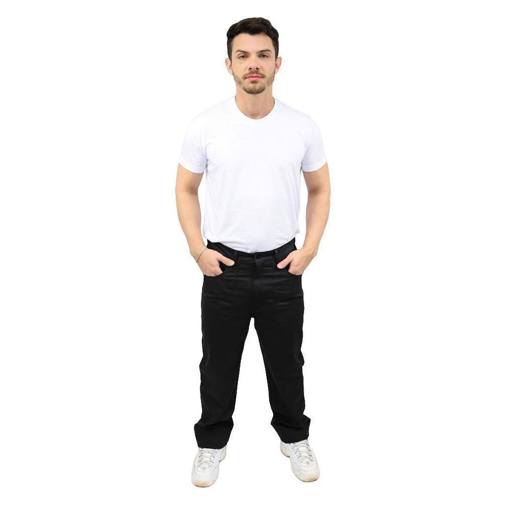 Calça Masculina em Brim cós 1/2 Elástico