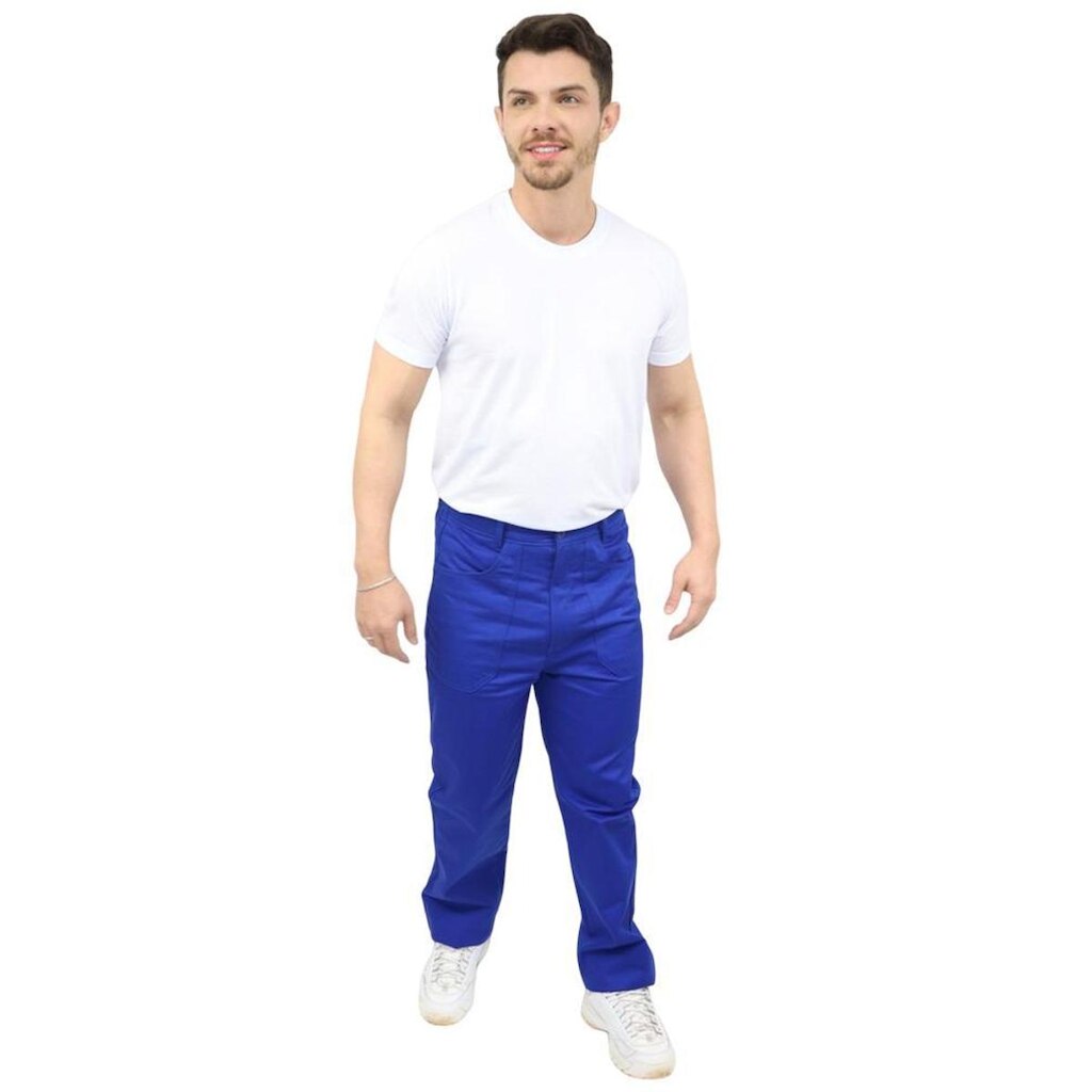Calça Masculina em Brim cós 1/2 Elástico
