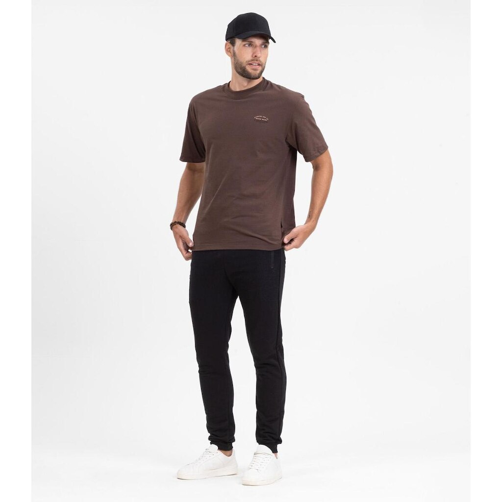 Calça Masculina Em Moletinho Diametro Preto