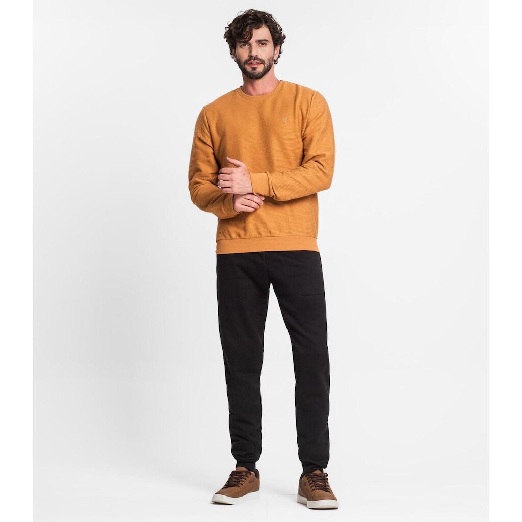 Calça Masculina Em Moletom Diametro Preto